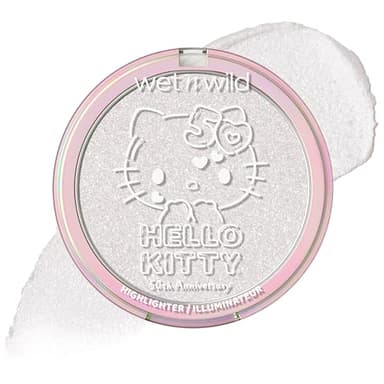 wet n wild Hello Kitty Highlighter, Multi-Dimensional Glow with Iridescent Pearls, Silky-Smooth Buildable & Blendable Formula, Cruelty-Free & Vegan - Kind Hearted - Image 1