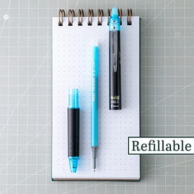 Pilot FriXion Synergy Clicker Erasable, Refillable, Retractable Gel Ink Pens, Extra Fine Point 0.5 mm, Pack of 5, Assorted Colors, FriXion Erasable Pens 0.5 - Ideal for School & Office Writing - Image 4