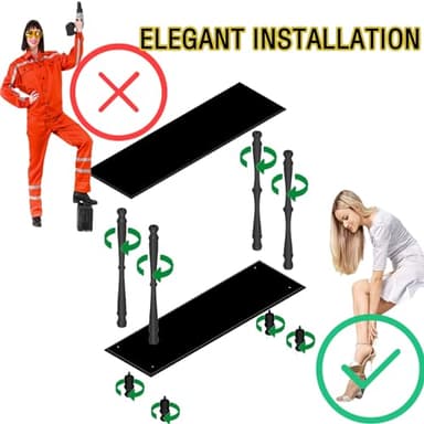 TaoHFE 32 Inch Narrow Black Console Tables for Entryway Table Couch Table Behind Sofa Skinny Hallway Table Vintage Wooden Black Side Table for Entrance Living Room Corridor Front Door - Image 4