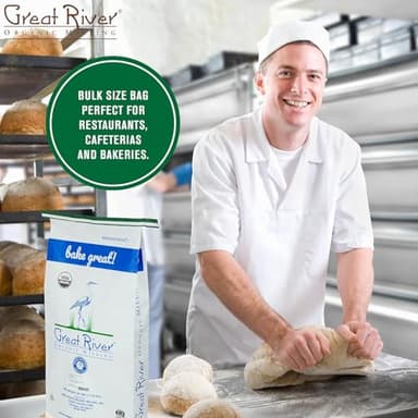 Great River Organic Milling Organic Einkorn Flour | Ancient Heirloom Wheat | Non-GMO | High-Protein | Nutrient-Dense | Kosher | Healthier Alternative to All-Purpose Flour - Image 4