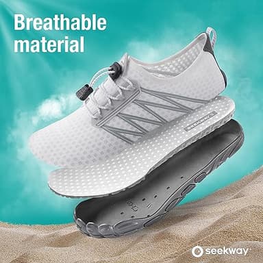 SEEKWAY Water Shoes for Women Adult Quick-Dry Aqua Sock Barefoot Men for Beach Swim River Pool Lake Hiking Kayaking Surfing - Image 3