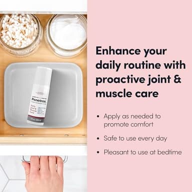 Penetrex Joint & Muscle Therapy - Soothing Gel for Back, Neck, Hands, Feet - Premium Whole Body Rub with Arnica, Vitamin B6 & MSM - 3oz Roll On Gel (2-Pack) - Image 4