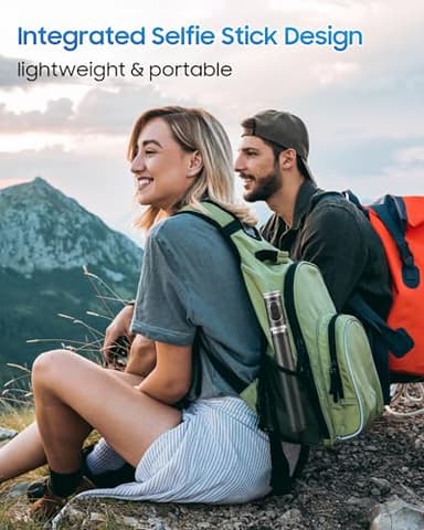 ACKIMA 67" Selfie Stick Phone Tripod, All-in-1 Cell Phone Tripod with Wireless Remote, Extendable Compact Tripods Portable Travel Stand for iPhone Android Selfie/Video Recording/Live Stream/Vlog - Image 7