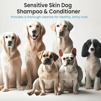 Dog Shampoo and Conditioner Set for Itchy Skin, Allergies & Odor – 2-in-1 Calming Formula with Lavender, Rosemary & Biotin – Moisturizing & Detangling – Safe for Puppies & All Breeds – 16 oz x 2 - Image 6
