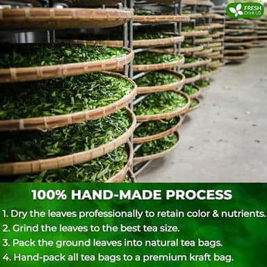 FreshDrinkUS, Premium 135 Nettle Leaf Tea Bags, 100% Natural & Pure, Stinging Nettle Leaf Tea, Nettle Leaf Tea, Burn Nettle, Stinging Nettle, Nettle Tea, Stinger Tea, No Sugar/ Caffeine & Gluten, Vegan - Image 7