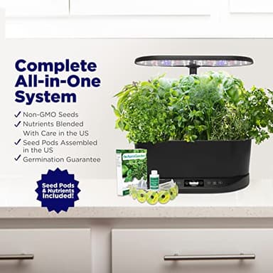 AeroGarden Bounty Basic - Indoor Garden with LED Grow Light, Black - Image 8