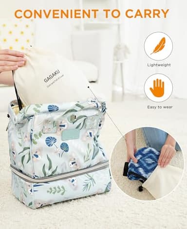 GAGAKU Toddler Carrier Adjustable Padded Sling Portable Ergonomic Baby Holder Carrier with Non-Slip Seat for 6-36 Months Infants & Toddlers (14-35 lbs)-Blue Pattern - Image 6