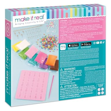 Make It Real:Clay Charm DIY Jewelry Kit - Make 30+ Clay No Bake Charms to Attach to Your Chain, Arts & Crafts, Girls & Kids Ages 8+ - Image 2