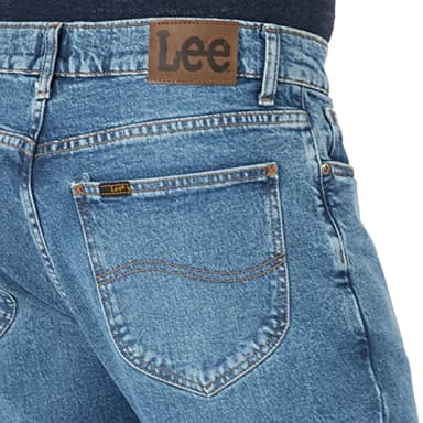 Lee Men's Legendary Relaxed Straight Jean, True Blue, 34W x 30L - Image 5