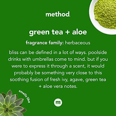 Method Foaming Hand Soap, Green Tea + Aloe, Biodegradable Formula, 10 Fl Oz (Pack of 6) - Image 3