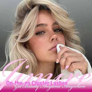 Fairy Lash Clusters Natural Look Manga Eyelash Clusters Wispy D-Curly Cluster Eyelash Extensions 110 Pcs 8-16MM Wispy Individual Lashes Wet-Look Lash Extension with Invisible Lash Band - Image 6