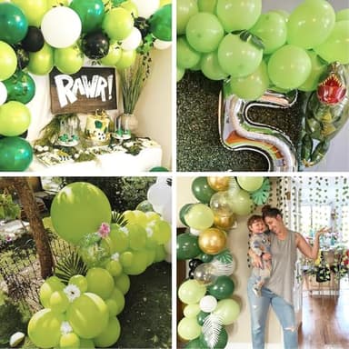 PartyWoo Lime Green Balloons 100 pcs Different Sizes of 36 18 12 10 5 Inch Neon Yellowish Light Green Latex Balloon Arch Kit Garland for Graduation Halloween Summer Birthday Party Decorations Green-Y6 - Image 5