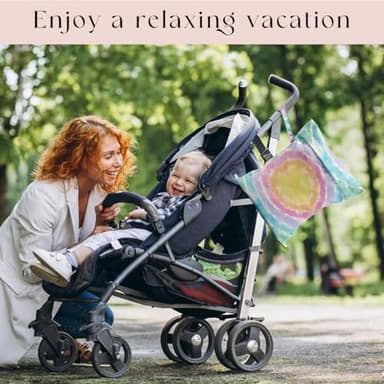 zcyxuuw 4 Pcs Wet Bag, Wet Dry Bag, Waterproof Bag, Beach Bag, Wet Bag for Pool, Beach, Swimsuit, Diapers, Makeup Bag, Cruise Ship Essentials, Accessories Travel Essentials for Women - Image 5