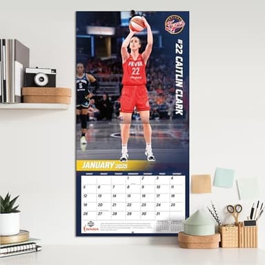 Turner Licensing Caitlin Clark 2025 Indiana Fever Wall Calendar, 12 Months, January - December (25998012243) - Image 2