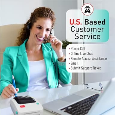 Arkscan 2054A Shipping Label Printer for Windows Mac Chromebook Android, Supports Amazon Ebay Paypal Etsy Shopify ShipStation Stamps UPS USPS FedEx DHL, Roll & Fanfold 4x6 Direct Thermal Label - Image 4