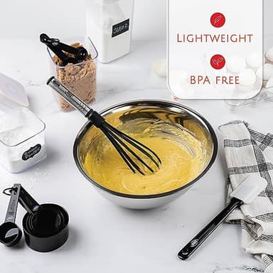 Kitchen Utensils Set 35 PCS Cooking Utensils Set, Nonstick and Heat Resistant Nylon Stainless Steel Silicone Spatula Set - Kitchen Gadgets Home Essentials Kitchen Accessories, Apartment Must Haves - Image 6