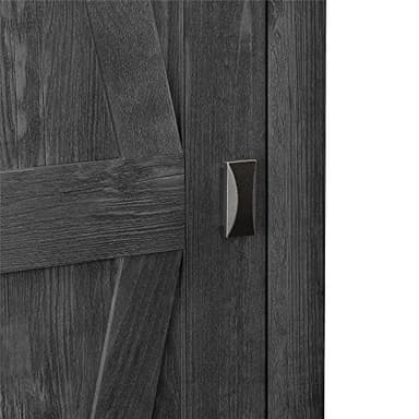 SystemBuild Evolution Farmington 31.5" Wide Storage Cabinet - Rustic Gray - Image 9