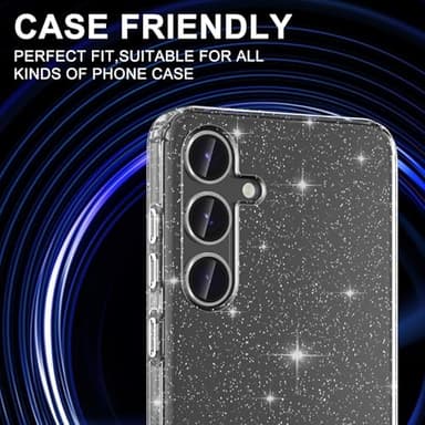 Avocase for Samsung Galaxy S25 Plus Camera Lens Protector, Individual Metal Ring Tempered Glass Lens Cover, [Strong Adsorption] Scratch Resistant Ultra-Thin HD Clear Lens Cover, 1 Set-Gray - Image 5