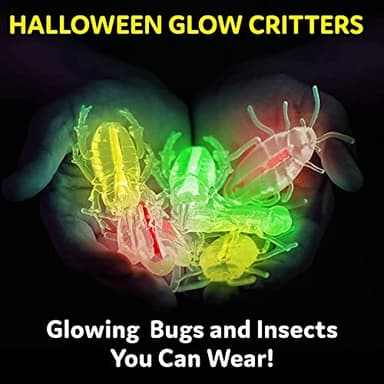 Glow Critters and Halloween Trick or Treat Glow Skeletons and Pumpkins - Glow Sticks Party Favors - Glow in The Dark Party Supplies - Image 3