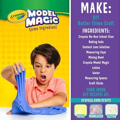 Crayola Model Magic White, Modeling Clay Alternative, Reusable Sculpting Material, Air Dry, Kids Arts & Crafts Supplies, 2lb Bucket, Classroom Must Have - Image 7