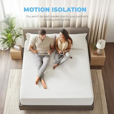 Neo Sleep 12 Inch Cal King Medium Firm Cooling Gel Memory Foam Mattress for Cool Sleep Pressure Relieving CertiPUR-US Certified Foam, Mattress in a Box Fiberglass Free (California King, 12 in) - Image 6