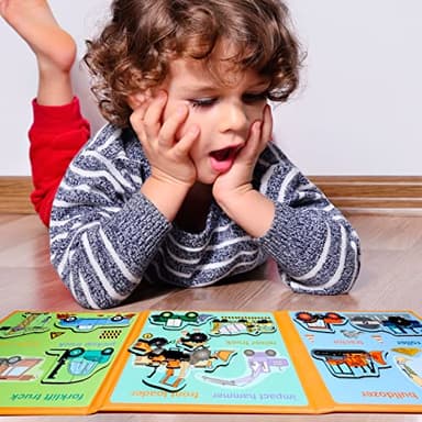 Magnetic Puzzles for Kids Ages 1-3, Travel Toddler Puzzles Ages 2-4 Year, Excavator Refrigerator Magnet for Kids Learning Gift for Road Trip - Image 4