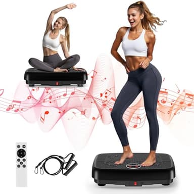Vibration Plate Exercise Machine, 2025 Upgraded Double Motors Vibration Plate for Lymphatic Drainage, EvoSpark 3D PRO Vibration Plates for Weight Loss,450 Lbs Capacity Vibrate Fitness Platform - Image 1