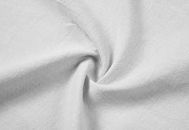 Womens Cotton Cropped Pants Loose Fit Wide Leg Capri Casual Plus Size Elastic Waist Trousers Black 2XL - Image 7