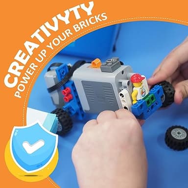 9-in-1 Motor Kit Compatible With Lego Technic, Set With Powerful Motors, Advanced Control Functionality, Ultimate Compatibility - Image 7