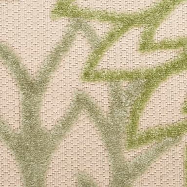 Nourison Home Aloha Indoor/Outdoor Ivory Green 7'10" x 10'6" Area Rug, Easy-Cleaning, Non Shedding, Bed Room, Living Room, Dining Room, Backyard, Patio, Deck (8x11) - Image 8