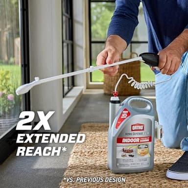 Ortho Home Defense Max Indoor Insect Barrier with Extended Reach Comfort Wand, Kills Ants, Roaches, Spiders, Fleas and Ticks, 1 gal. - Image 2