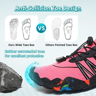 ziitop Water Shoes for Men Women Beach Barefoot Swim Rock Climbing Pool Shoes Socks, Anti-Slip Breathable Quick Dry Lightweight Slip-on, Outdoor Sport Hiking Walking Boating Fishing Diving Surfing - Image 4