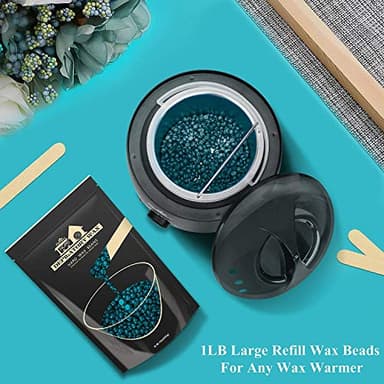 Lifestance Hard Wax Beads, 1lb, Jasmine, Sensitive Skin, for Face, Body, Legs, Brazilian Bikini Wax, Pearl Beads for Wax Warmers - Image 2