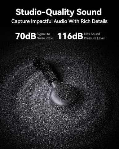 Hollyland Lark M2S Mini Combo (Camera RX+Type-C RX) Wireless Microphone for Camera/iPhone/Android/Laptop, 7g Lightweight, Titanium Clip, 300m Range, Content Creators, Online-Teaching, Streaming - Image 4