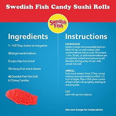 SWEDISH FISH Mini Soft & Chewy Candy, Family Size, 1.8 lb - Image 10