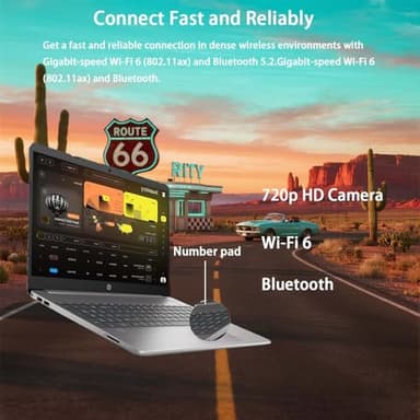 HP 250 G9 Business Student Laptop, Back to School Limited Edition, 15.6” FHD Display, Intel Dual Core, up to 2.80 GHz, 32GB RAM, 1TB SSD, Wi-Fi6, Webam, Windows 11 Pro, with Hub - Image 4