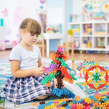TOMYOU 200 Pieces Building Blocks Kids STEM Toys Educational Discs Sets Interlocking Solid Plastic for Preschool Boys and Girls Aged 3+, Safe Material Creativity - Image 5
