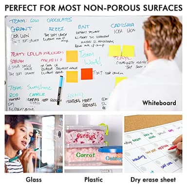Shuttle Art Dry Erase Markers, 15 Colors Magnetic Whiteboard Markers, Fine Point, Perfect For Writing on Whiteboards, Dry-Erase Boards,Mirrors for School Office Home - Image 4
