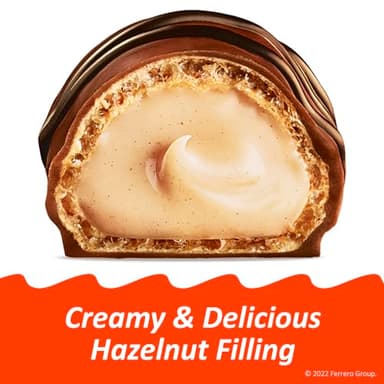 Kinder Bueno Mini, Milk Chocolate and Hazelnut Cream, Individually Wrapped Chocolate Bars, Share Size, 5.7 oz - Image 4