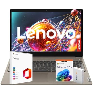 Lenovo Ideapad Business Laptop with Microsoft Office, Intel Core-i3 Processor (Up to 4.1 GHz), 15.6" FHD Display, 36GB RAM, 1TB SSD, SD Card Reader, Windows 11 Pro, Copilot AI-Ready, WOWPC USB - Image 1