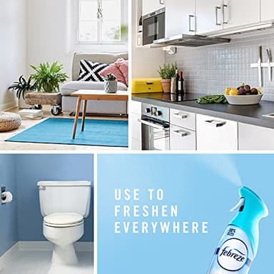 Febreze Air Mist Air Freshener Spray, Odor-Fighting Room Spray for Home, Bathroom and Kitchen, Aerosol Can, Southern Lilac Mornings, Georgia Peach Orchard, Sweet Watermelon Vine Scent, 8.8oz, 3 Count - Image 4