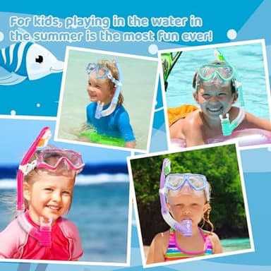 Dry Snorkel for Kids, Ultimate Snorkel Tube for Snorkeling, Freediving & Swimming, Easy-Breath Technology, Top-Mounted Dry Valve & Food-Grade Silicone Mouthpiece - Image 6