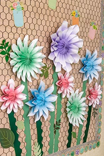 Teacher Created Resources Floral Bloom Paper Flowers Premade Decorations for Party Photo Backdrops, Classrooms Walls, Showers and Birthday Celebrations (TCR8544) - Image 2