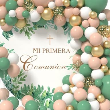 Mi Primera Comunion Spanish Wall Decal, Balloon Arch Decoration Sticker，Baby Shower Party Decal SignGender Reveal Party Decorations, Arch Decor Baby Party Decorations Vinyl Stickers. - Image 6