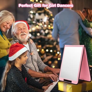 LPHUMEX Portable Pink Mirror Full Length for Dance, 33x13 Inch Hanging Mirror for Dance Bag, Lightweight Folding Travel Mirror Dance Competition Must Haves - Image 4