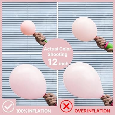 PartyWoo Pale Pink Balloons 85pcs Different Sizes of 18 12 10 5 Inch Light Pastel Baby Pink Balloon Arch Kit for Engagement Bachelorette Baby Shower Easter Birthday Party Decorations Pink-Q01 - Image 4