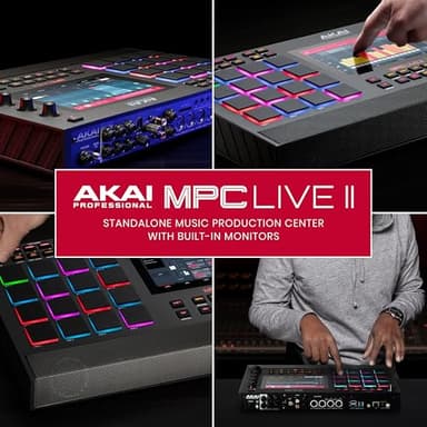 Akai Professional Battery Powered Drum Machine and Sampler with Built in Speakers, Beat Pads, Synth Engines and Touch Display (MPC Live 2) - Image 10