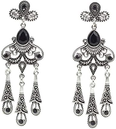 Letter Love Womens Vintage Lace Fringed Gatsby 1920s Cocktail Dress with 20s Accessories Set - Image 6