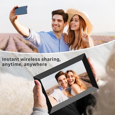 Uhale Digital Picture Frame WiFi 10.1 Inch with 32GB Storage, Electronic Photo Frames 1280 x 800 HD IPS Touch Screen, Auto Rotate, Slideshow, Instantly Share Photos and Videos from Anywhere - Image 8