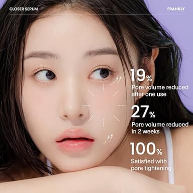 FRANKLY Closer Serum | Pore Minimizer Serum | 9 Peptides, Vegan Collagen, Adenosine, PHA | Korean Pore Minimizer for Glass Skin, Anti-Aging, Hydration, Elasticity | 1.01 fl oz - Image 6